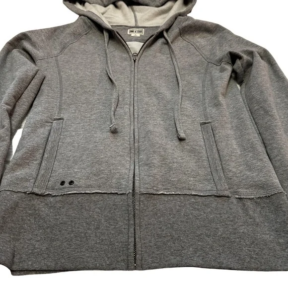 Converse One Star Women's Gray Hoodie Sweatshirt Size M NWT Front Pockets Zip - Picture 6 of 14